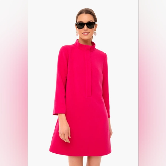 Nwt Tuckernuck Fuchsia Stretch Crepe Avery Dress Size XXL - Picture 1 of 13